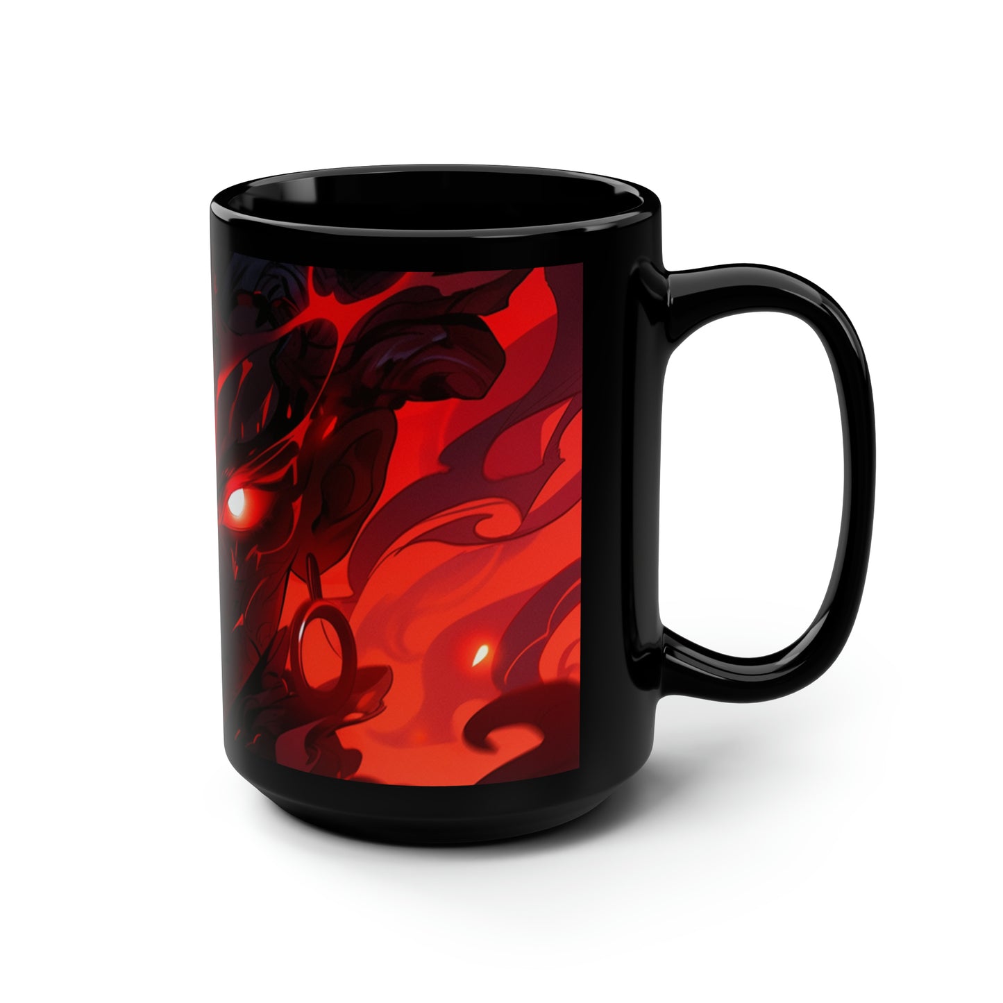 Nemesis (Closeup) - Black Mug, 15oz