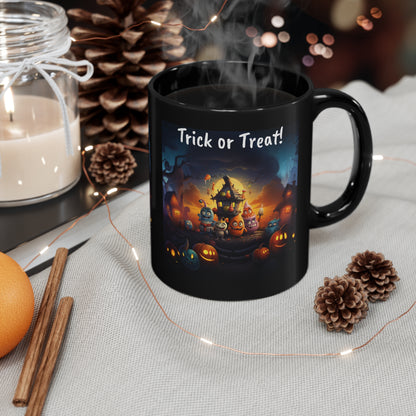 Candy Corn Family - 11oz Black Mug