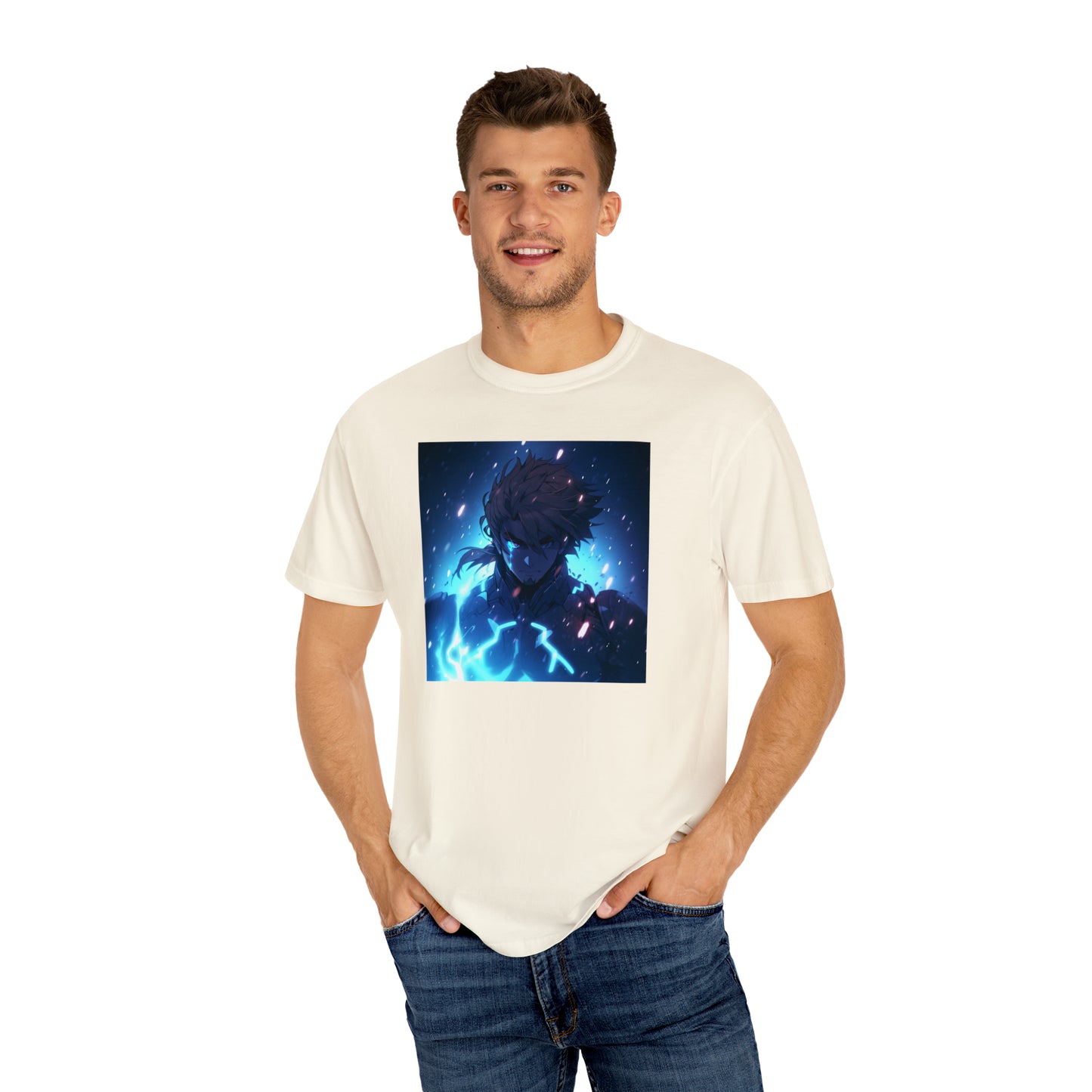 Azure Hero - Unisex Ultra Soft Garment-Dyed T-shirt