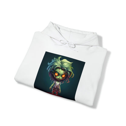 Chibi Zombie Girl - Unisex Heavy Blend™ Hooded Sweatshirt