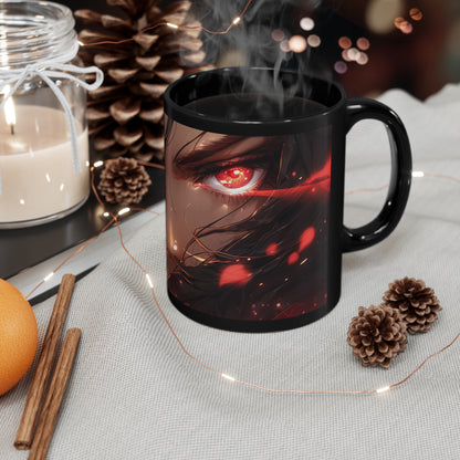 Within the Flame (Closeup) - 11oz Black Mug