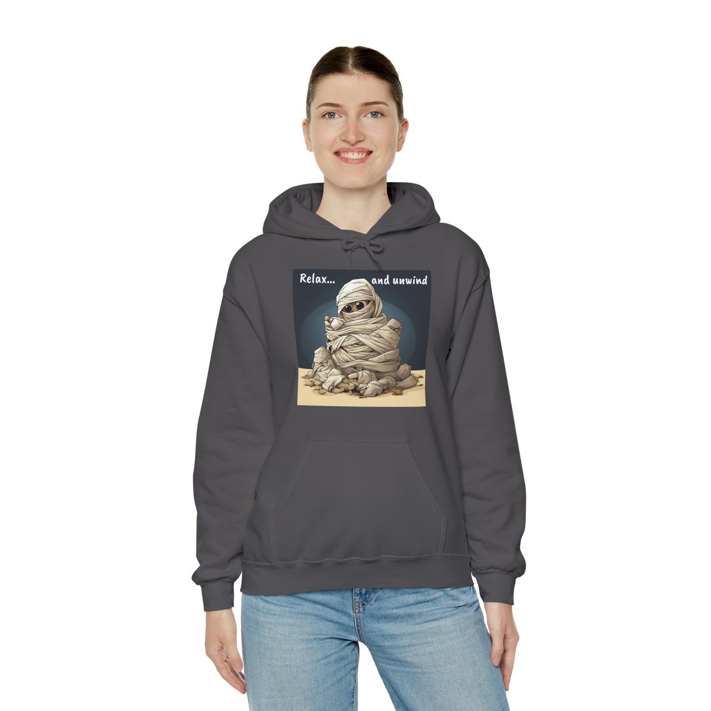 Unwind With Me - Unisex Heavy Blend™ Hooded Sweatshirt