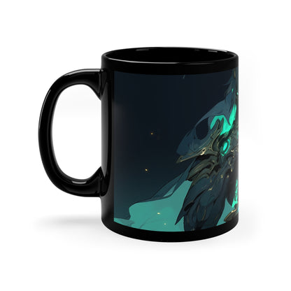 Guardian of Night (Closeup) - 11oz Black Mug